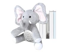 Soothing Plush Toy, Breathable Plush Animal, Musical Sleep Toy with Soothing Projector | Animal Shape with 3 Speed Colorful Breathing Light, Pacifier for Time