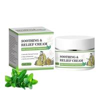 Soothing Relief Cream, Natural Herbal Formula Cooling Moisturizer With Honeysuckle & Peppermint, Relieve & Shield Irritated Skin for Sensitive Skin (1 pcs)