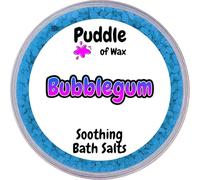 Soothing Salts - Set of 3 x150g Tubs - Dead Sea, Himalayan & Epsom Salt Blend - Muscle Soak - Mixed Scents - Puddle of Wax - Made in The UK (Bubblegum, Pina Colada & Pink Lemonade)