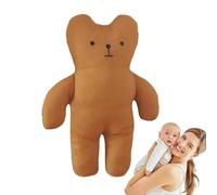 Soothing Sleep Bear Doll,Soft Collectible Adorable Cute Pillow | Bear Stuffed Throw Pillow,for Child Kid Boys Girls Living Room Shelf Bedroom Table Study Nursery