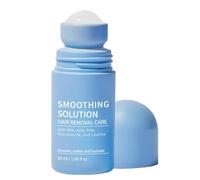 Soothing solution for hair removal, roll-on hair removal, moisturising liquid, roll-on portable hair removal solution for the body, refreshing texture, moisturising work