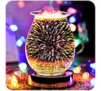 SOOTOP 3D Aromatherapy Lamp, Touch Sensitive Firework Effect Night Light Machine - Electric Oil Burner - Wax Melter - Amazing Scents To Fill Your Home