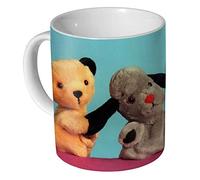 Sooty and Sweep Classic Mug - Retro Ceramic Coffee Cup with Classic TV Characters - Nostalgic British Kids Show Gift - 11oz