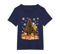 Sooty Christmas Characters Peeking Around Xmas Tree T-Shirt
