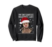 Sooty Christmas Sweep I'm On Santa's Naughty List Sweatshirt