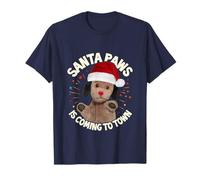 Sooty Christmas Sweep Santa Paws Is Coming To Town T-Shirt