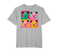 Sooty Colour Pop Art T-Shirt, Men's Big and Tall, Heather Grey, 3X Tall