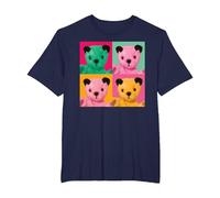 Sooty Colour Pop Art T-Shirt, Men's Big and Tall, Navy Blue, 3X Tall