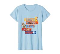 Sooty Izzy Wizzy Let's Get Busy T-Shirt, Women, Baby Blue, Small