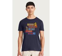 Sooty Men's Izzy Wizzy Let's Get Busy T-Shirt in Navy | Size: 2XL Sooty Navy 2XL
