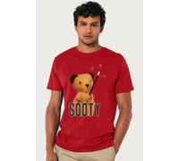 Sooty Men's Retro Magic Wand T-Shirt in Red | Size: Medium Sooty Red M