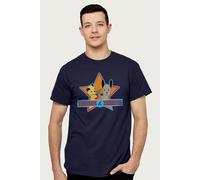 Sooty Men's Sweep & Cartoon Water Sprayer T-Shirt in Navy | Size: XL Sooty Navy XL