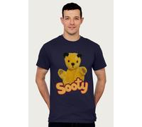 Sooty Men's Wave Logo T-Shirt in Navy | Size: Medium Sooty Navy M
