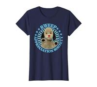 Sooty Sweep Appreciation Society T-Shirt, Women, Navy Blue, Large