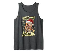 Sooty Sweep Only Here for The Pigs in Blankets Christmas Tank Top