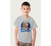 Sooty Sweep Silly Sausage T-Shirt in Mid Grey | Size: 3-4 Years Sooty Mid Grey 3-4 Years