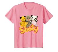 Sooty Sweep & Soo Kids T-Shirt, Youth, Pink, 3T