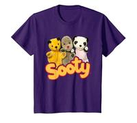 Sooty Sweep & Soo Kids T-Shirt, Youth, Purple, 4T