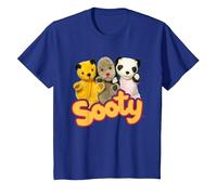 Sooty Sweep & Soo Kids T-Shirt, Youth, Royal Blue, Small