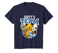 Sooty Sweep & Soo Team Scotland Football World Cup Kids T-Shirt