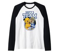 Sooty & Sweep Team Scotland Football World Cup Raglan Baseball Tee