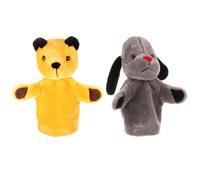 Sooty & Sweep twin pack, authentic plush puppets, hand puppets from The Sooty Show