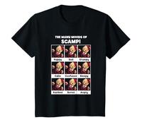 Sooty The Many Moods of Scampi Kids T-Shirt