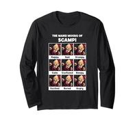 Sooty The Many Moods of Scampi Long Sleeve T-Shirt