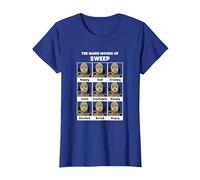 Sooty The Many Moods of Sweep T-Shirt, Women, Royal Blue, Large