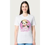 Sooty Women's Soo Fabulous & Dressed Up Relaxed Fit T-Shirt in White | Size: 2XL Sooty White 2XL
