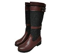 SOOUICKER Knee High Boots Women Wide Calf Long Horse Riding Boots Equestrian Walking Country Boots