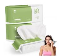 SOOWASH Microfiber Negative ions Face Towels XL disposable or Reusable Towels 20 CT Ultra Soft Dry Wipes for All Skin Types Texture of the Towels Makeup Remover 8.8" x 8.8" (3, White, XL)