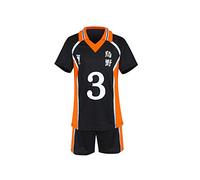 SOOYOOYOO Asahi Azumane Cosplay Karasuno High School Volleyball Sportswear Comfortable and Ventilation Jerseys Uniform [The Jerseys Are Not Sold Or Created By Asahi Azumane]