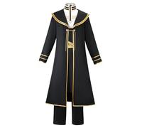 SOOYOOYOO Frieren: Beyond Journey's End Cosplay Heiter Costume Coat Tops Pants Full Set Halloween Costume for Unisex