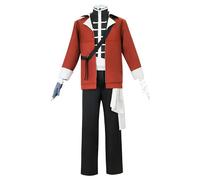SOOYOOYOO Frieren: Beyond Journey's End Cosplay Stark Costume Coat Tops Pants Full Set Halloween Costume for Unisex