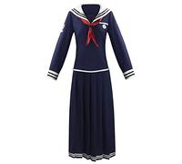SOOYOOYOO Fukawa Toko Cosplay Costume Thickiy Ronior Dress Tops Skirt Tie Suit For Christmas Halloween Party and Carnival [The Costume Is Not Sold Or Created By Fukawa Toko]