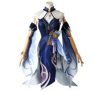 SOOYOOYOO Genshin Impact Cosplay Ningguang Costume Game Characters Dress Up Full Set Halloween Outfits for Female