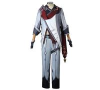 SOOYOOYOO Genshin Impact Cosplay Tartaglia Costume Game Characters Dress Up Full Set Halloween Outfits for Unisex