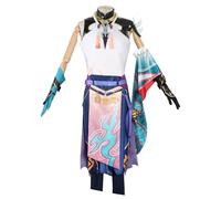 SOOYOOYOO Genshin Impact Cosplay Xiao Costume Game Characters Dress Up Full Set Halloween Outfits for Unisex