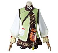 SOOYOOYOO Genshin Impact Cosplay Yaoyao Costume Game Characters Dress Up Full Set Halloween Outfits for Female