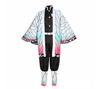 SOOYOOYOO Kochou Shinobu Cosplay Kimono for Anime Demon Slayer, Kimetu No Yaiba's Performance Outfits Fantasy Gift