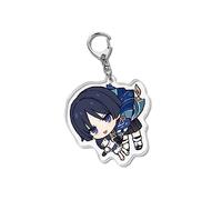 SOOYOOYOO Kunikuzushi Cosplay Keyrings for Genshin Impact, Game Character Keychain Double-sided Acrylic Pendant Ornaments