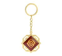 SOOYOOYOO Liyue Cosplay Keyrings, Genshin Impact Keychain, Geo Vision Keyrings Set, Eye of God Pendant, Metal Liyue Geo Merch