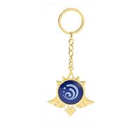 SOOYOOYOO Mondstadt Cosplay Keyrings, Genshin Impact Keychain, Hydro Vision Keyrings Set, Eye of God Pendant, Metal Mondstadt Hydro Merch