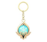 SOOYOOYOO Sumeru Cosplay Keyrings, Genshin Impact Keychain, Cyro Vision Keyrings Set, Eye of God Pendant, Metal Sumeru Cyro Merch