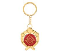 SOOYOOYOO Vision Keyrings For Genshin Impact,Genshin Vision Keychain Set,Eye Of God Pendant,Metal Inazuma Geo Merch
