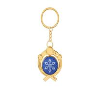 SOOYOOYOO Vision Keyrings For Genshin Impact,Genshin Vision Keychain Set,Eye Of God Pendant,Metal Inazuma Cyro Merch