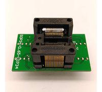 SOP30 to DIP30 Programmer Adapter IC Socket - High Reliability Chip Test Socket OTS34-0.65-01 with Gold Plating and Beryllium Copper Contacts