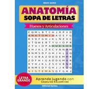 Sopa de Letras anatomica sobre los huesos. sopa de letras para estudiantes, adultos, adolescentes, la abuela. Sopa de letras en español: Huesos y ... y soluciones. sopa de letras in spanish