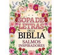Sopa de Letras de la Biblia, Salmos Inspiradores, Versículos de Fe y Esperanza en Letra Grande para Adultos Cristianos en Español